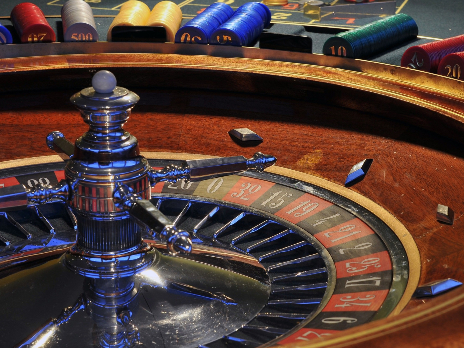 Fondo de pantalla Roulette in Casino not Online Game 1600x1200