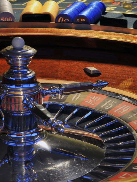 Roulette in Casino not Online Game wallpaper 480x640
