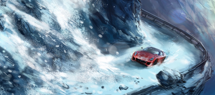 Extreme Driving Painting screenshot #1 720x320