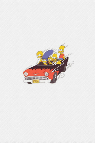 Das The Simpsons Wallpaper 320x480