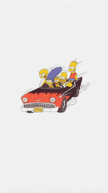 Sfondi The Simpsons 360x640