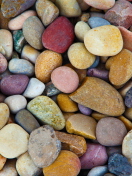 Das Colorful Pebbles Wallpaper 132x176