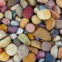 Das Colorful Pebbles Wallpaper 208x208