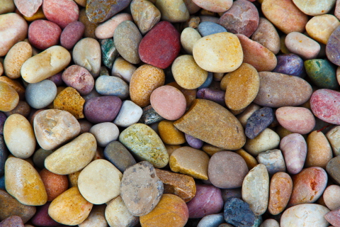 Das Colorful Pebbles Wallpaper 480x320