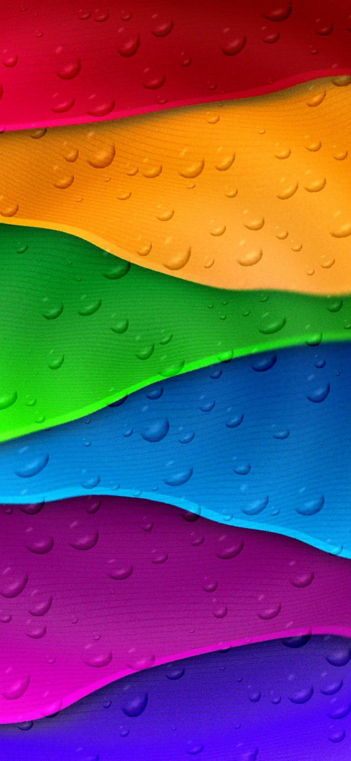Rainbow Drops wallpaper 1170x2532