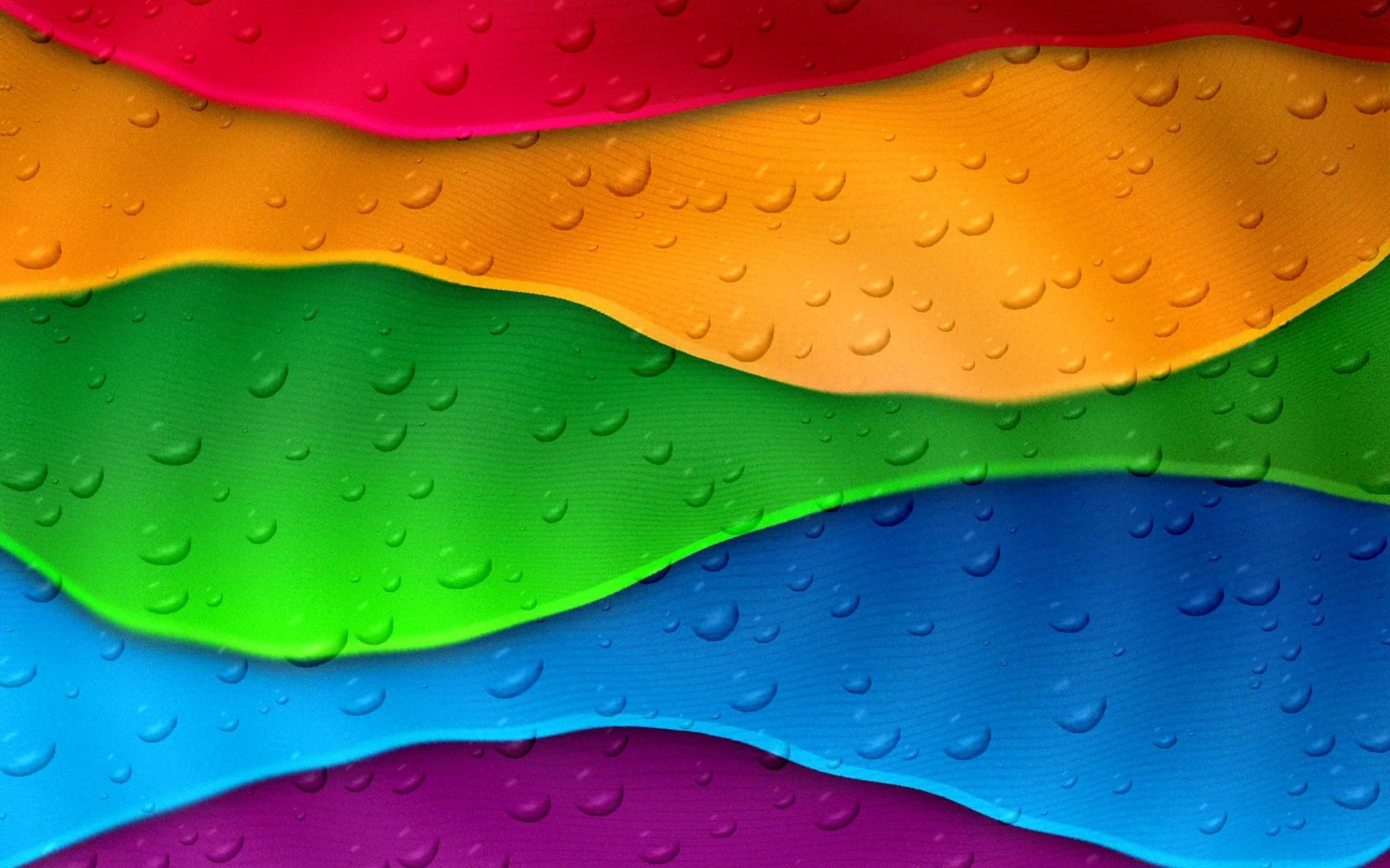 Sfondi Rainbow Drops 1440x900
