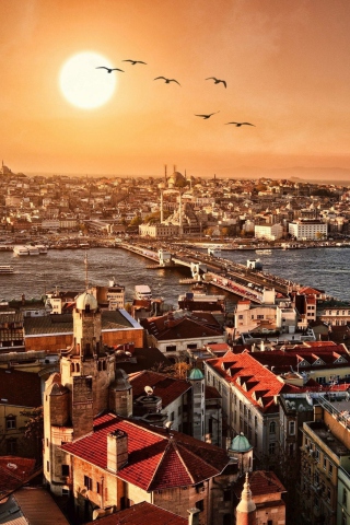 Fondo de pantalla Istanbul 320x480