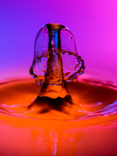 Das Macro Splash Wallpaper 240x320