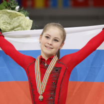 Fondo de pantalla Julia Lipnitskaya Ice Skater Champion 2014 208x208