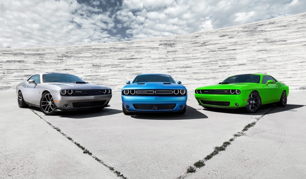 Fondo de pantalla 2015 Dodge Challenger Cars 1024x600