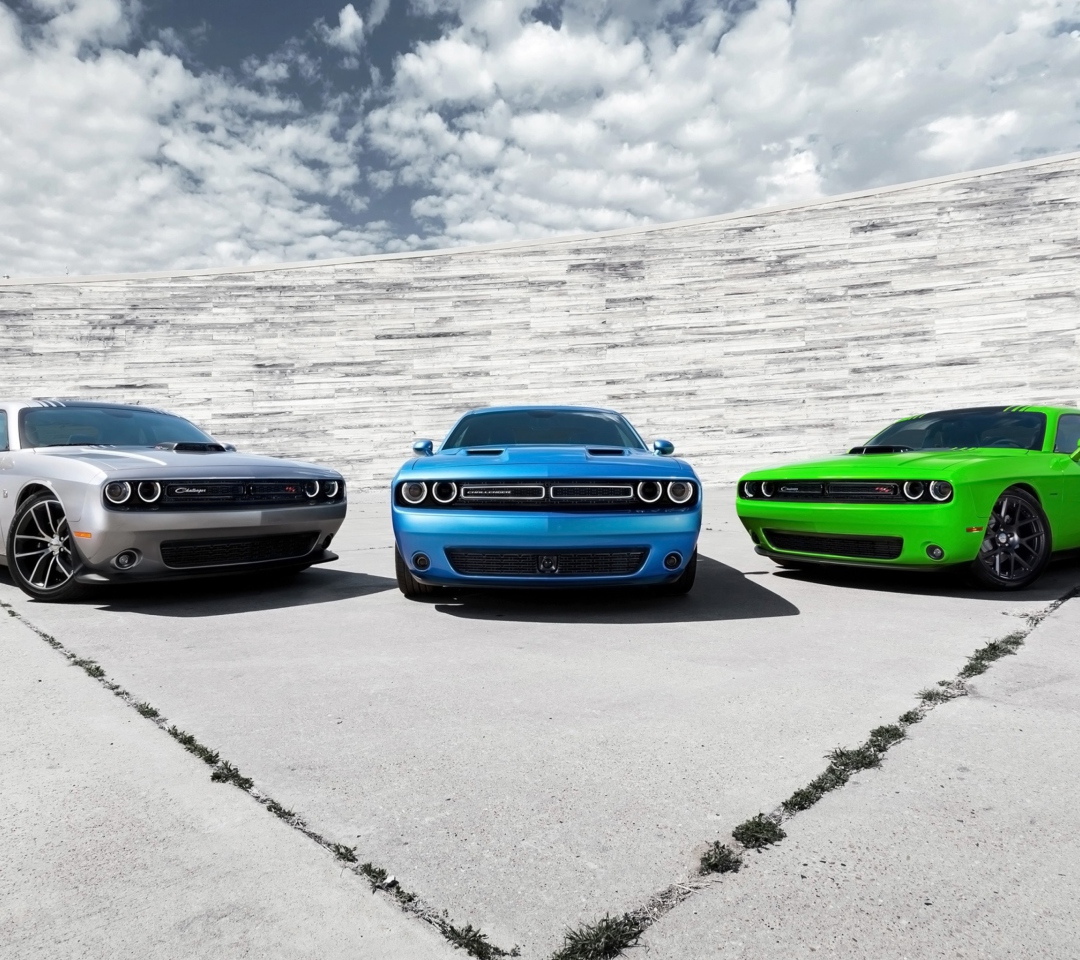 Fondo de pantalla 2015 Dodge Challenger Cars 1080x960