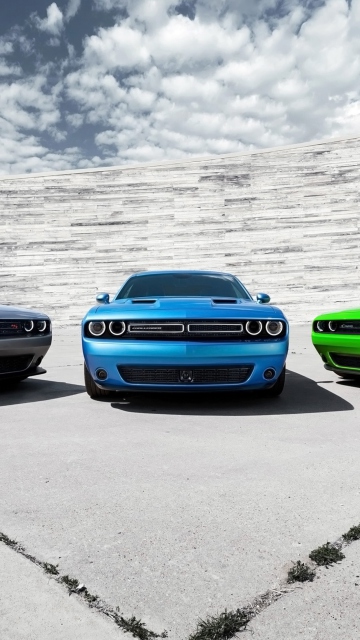 Sfondi 2015 Dodge Challenger Cars 360x640