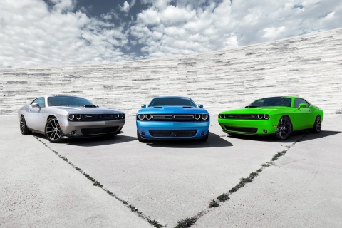 Fondo de pantalla 2015 Dodge Challenger Cars 480x320
