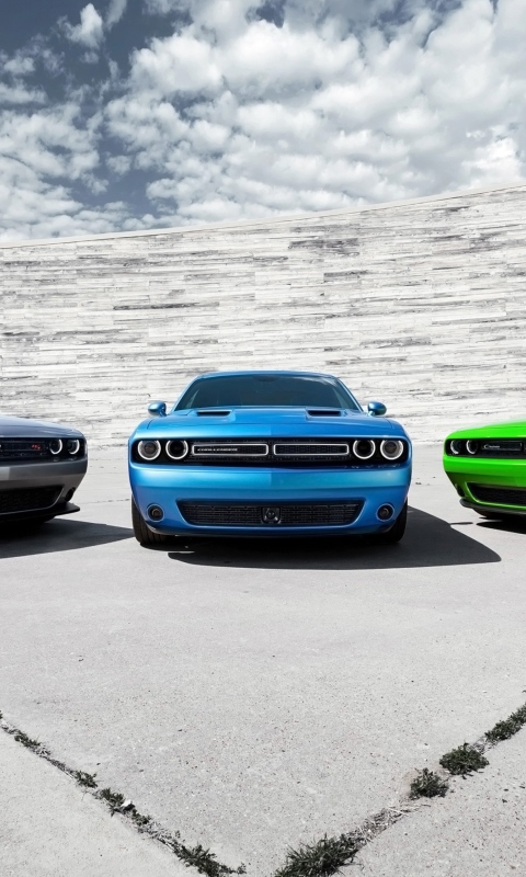 Fondo de pantalla 2015 Dodge Challenger Cars 480x800