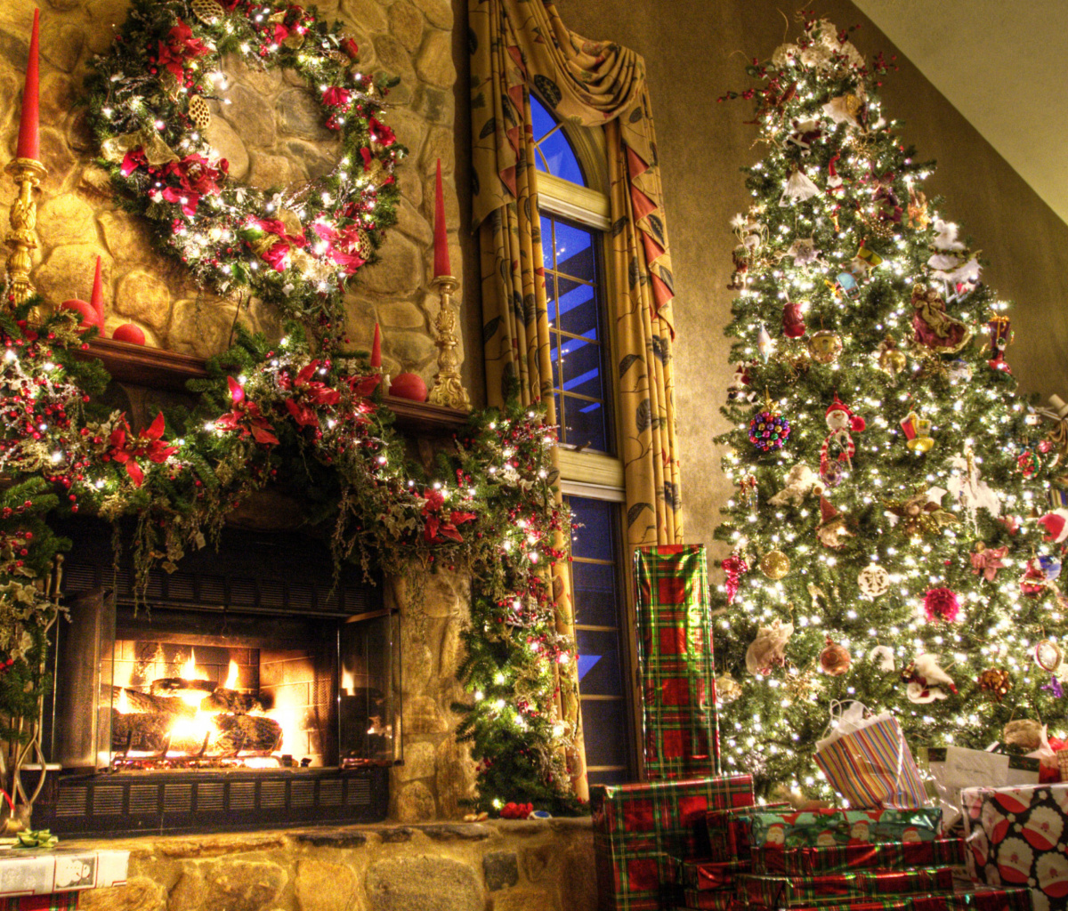 Обои Christmas Tree Decoration Ideas 1200x1024
