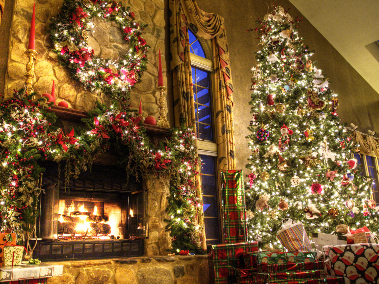 Das Christmas Tree Decoration Ideas Wallpaper 1280x960