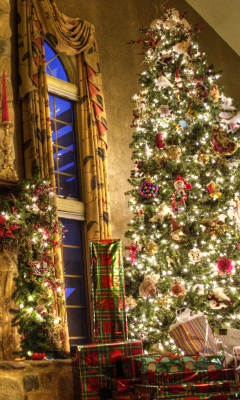 Fondo de pantalla Christmas Tree Decoration Ideas 240x400