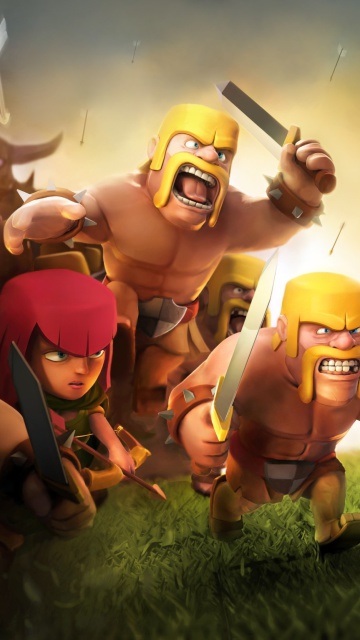 Fondo de pantalla Clash of Clans 360x640