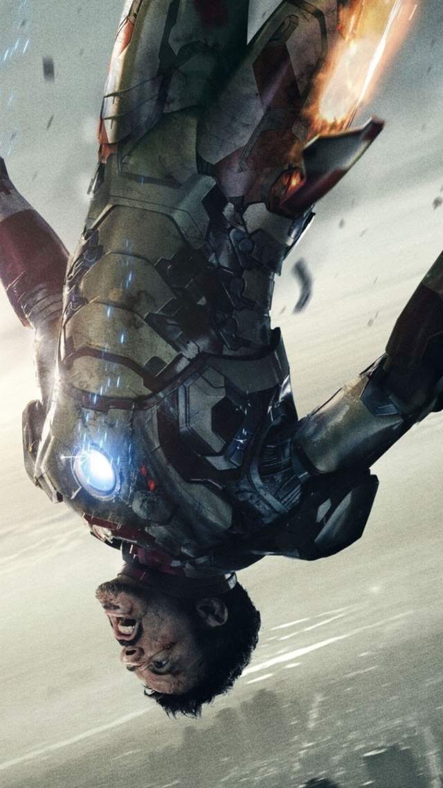 Обои Robert Downey Jr - Iron Man 640x1136