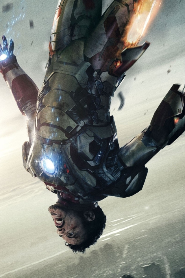 Robert Downey Jr - Iron Man wallpaper 640x960