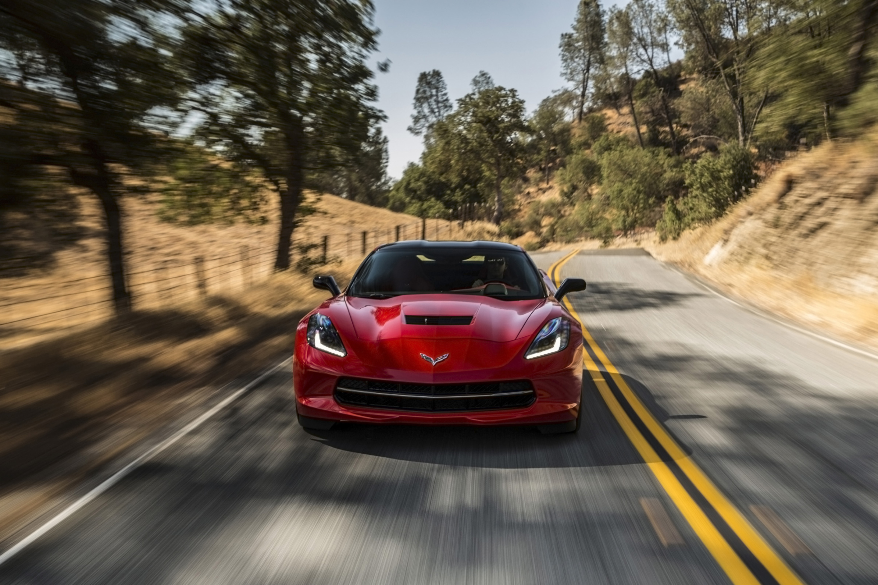 2014 Red Chevrolet Corvette Stingray screenshot #1 2880x1920