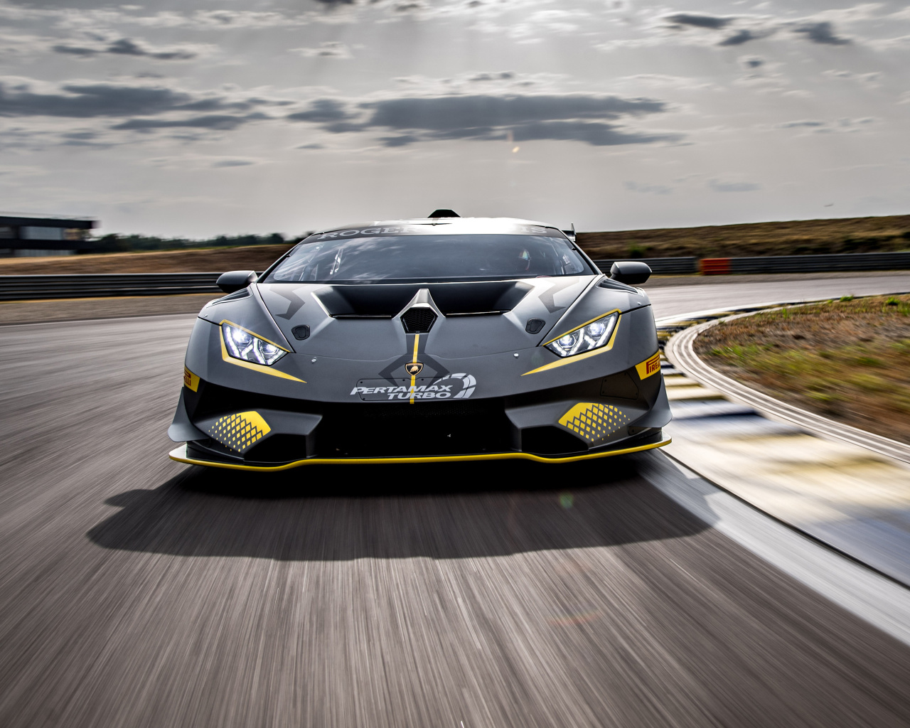 Fondo de pantalla Lamborghini Huracan Super Trofeo EVO 1280x1024