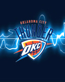 Oklahoma City Thunder Logo 3D wallpaper 128x160