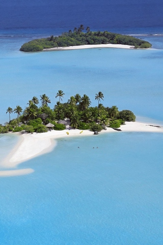 Обои Maldives Islands 320x480