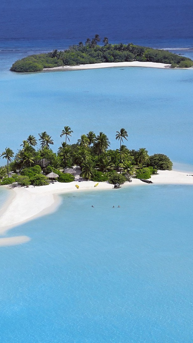 Fondo de pantalla Maldives Islands 640x1136