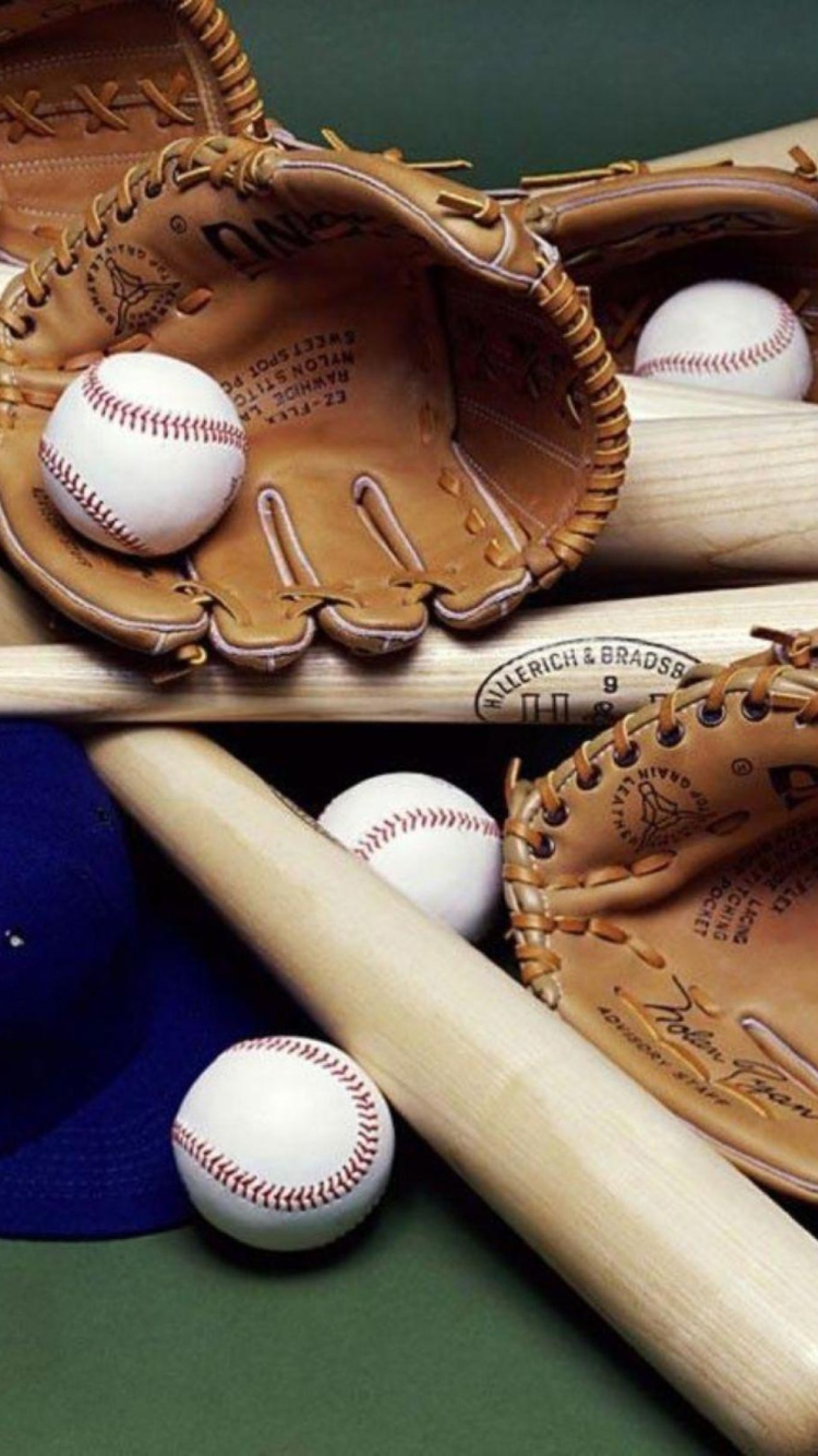 Das Baseball Bats And Balls Wallpaper 750x1334