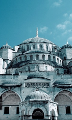 Sultan Ahmed Mosque in Istanbul wallpaper 240x400