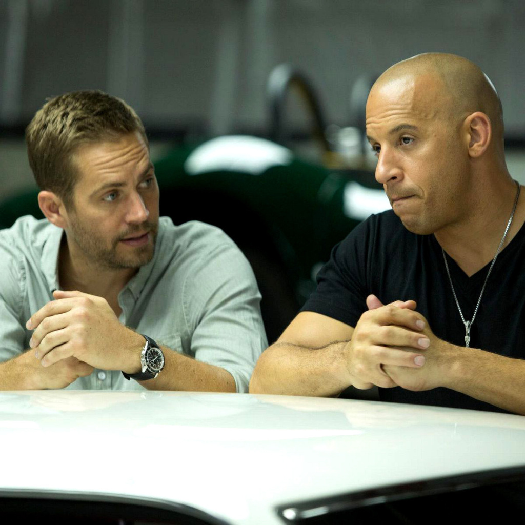 Fondo de pantalla Paul Walker and Vin Diesel 1024x1024