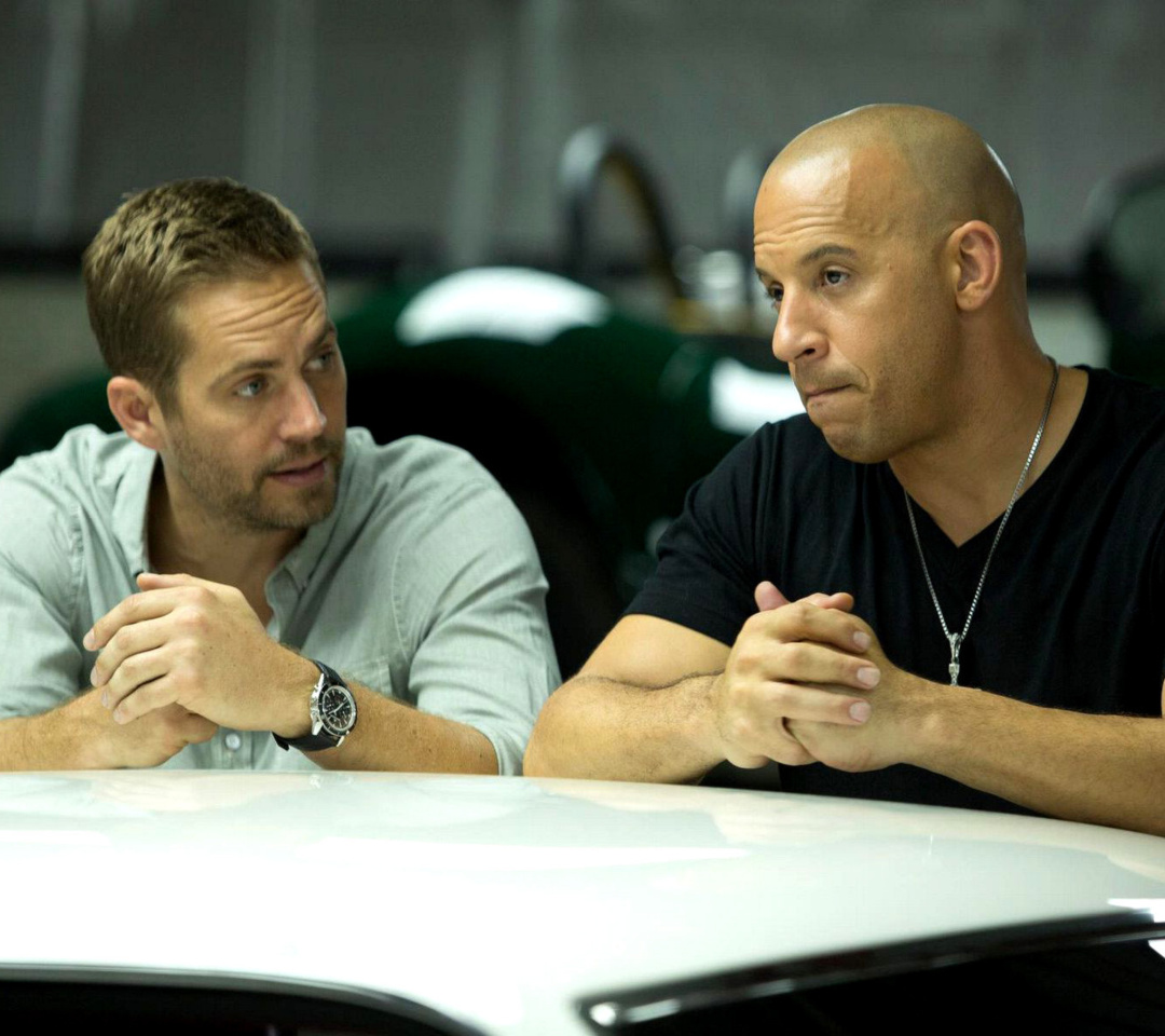 Fondo de pantalla Paul Walker and Vin Diesel 1080x960