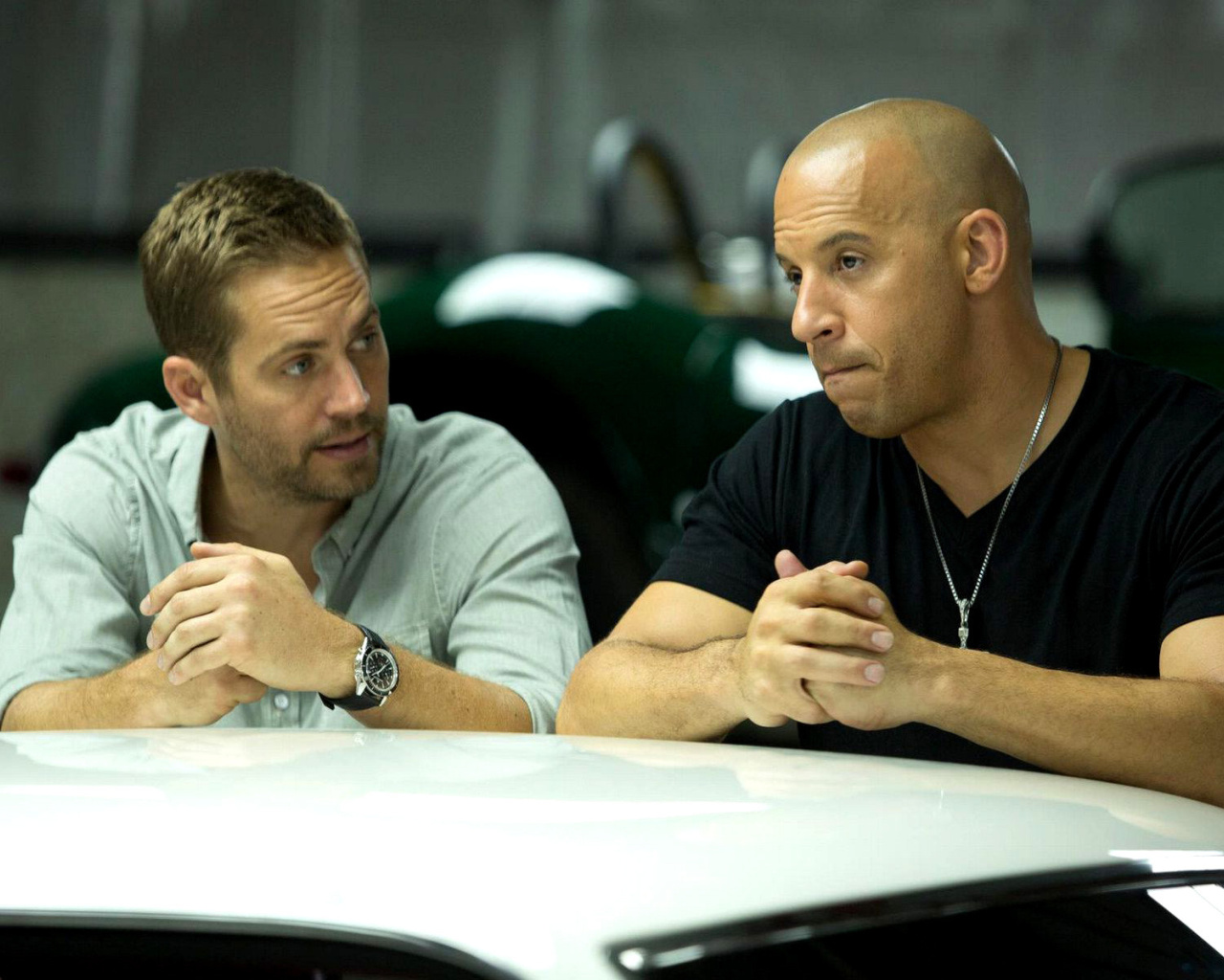 Sfondi Paul Walker and Vin Diesel 1280x1024