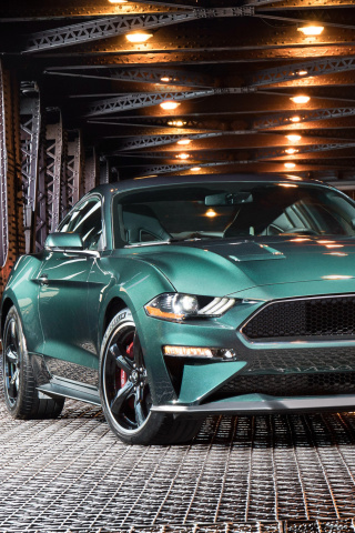 Обои 2019 Ford Mustang 320x480