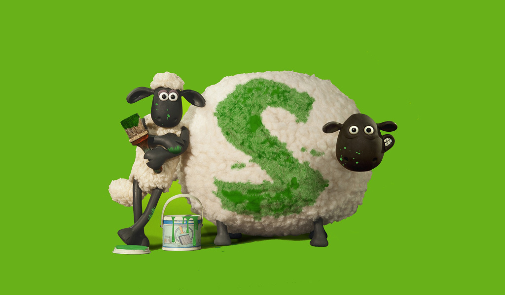 Shaun the Sheep wallpaper 1024x600