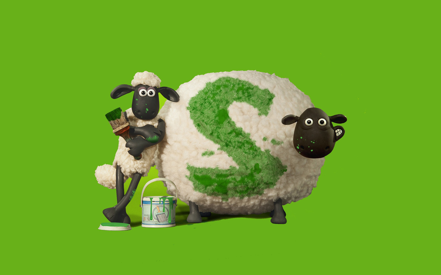 Fondo de pantalla Shaun the Sheep 1440x900
