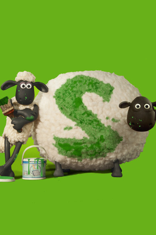 Shaun the Sheep wallpaper 320x480