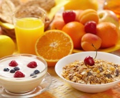 Healthy breakfast nutrition wallpaper 176x144