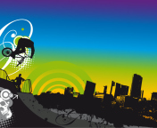 Das Urban BMX Wallpaper 176x144