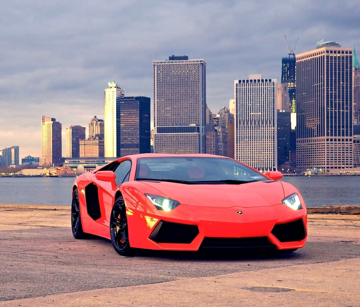 Red Lamborghini screenshot #1 1200x1024