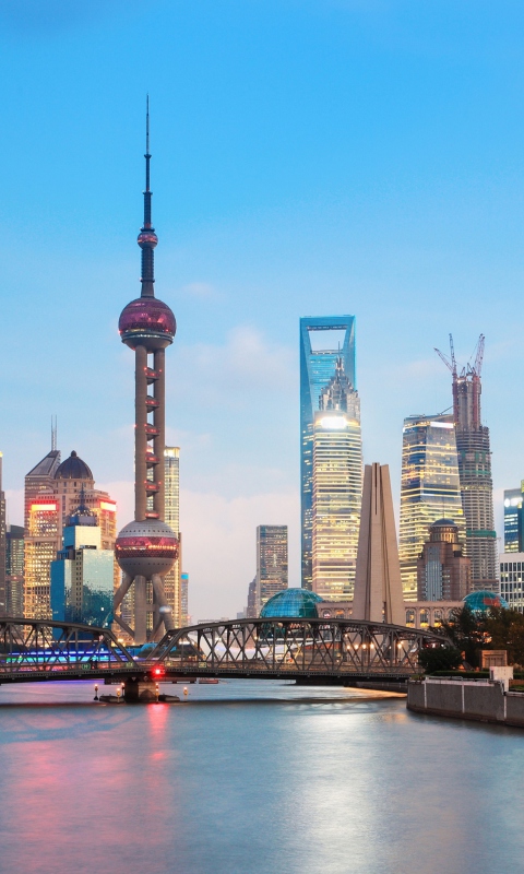Shanghai Cityscape screenshot #1 480x800