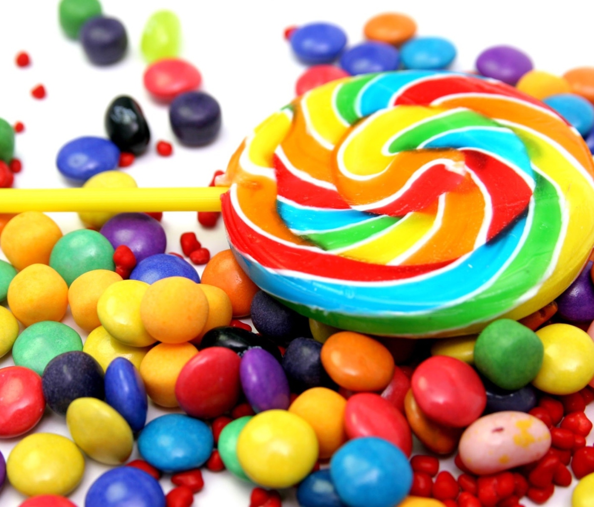 Colorful Candies wallpaper 1200x1024