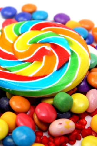 Colorful Candies wallpaper 320x480