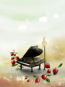 Piano And Notes wallpaper 132x176