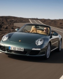 Das Porsche 911 Carrera 2009 Convertible Wallpaper 128x160