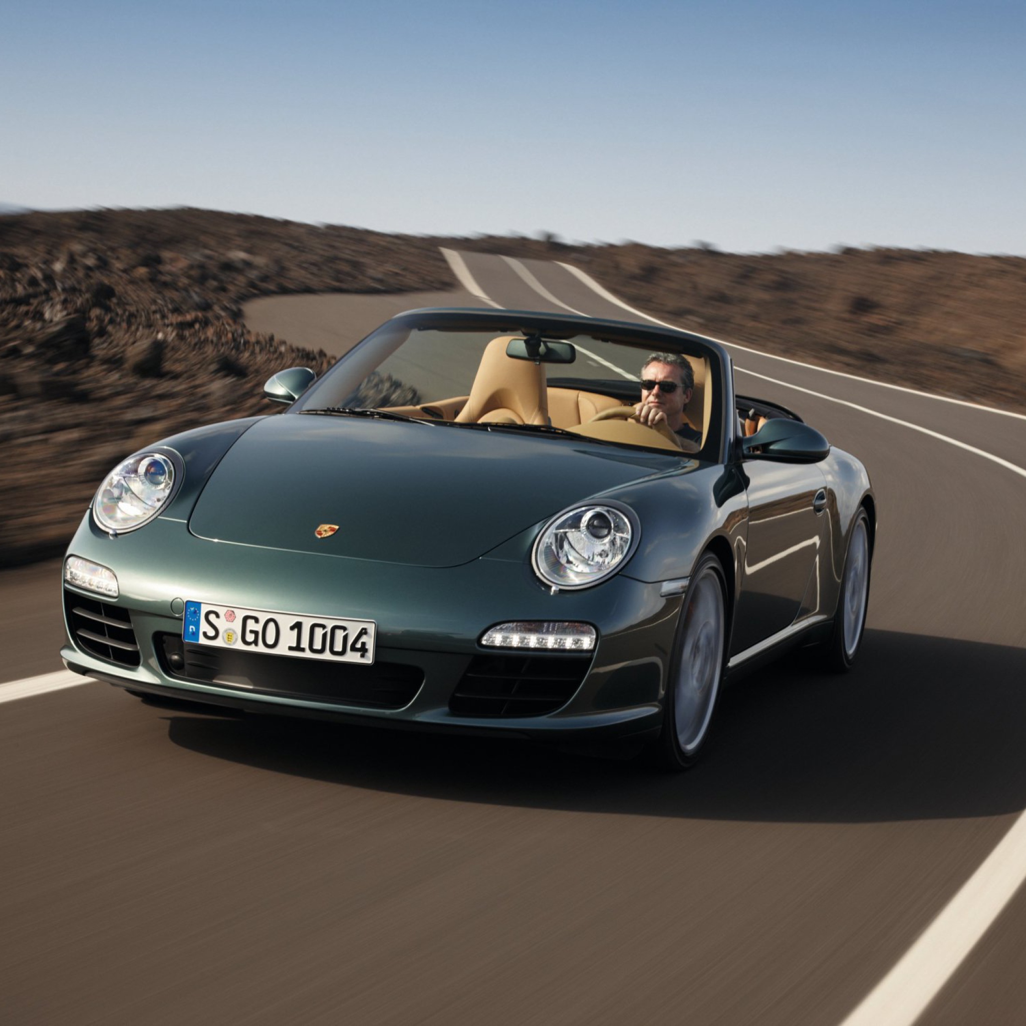 Das Porsche 911 Carrera 2009 Convertible Wallpaper 2048x2048