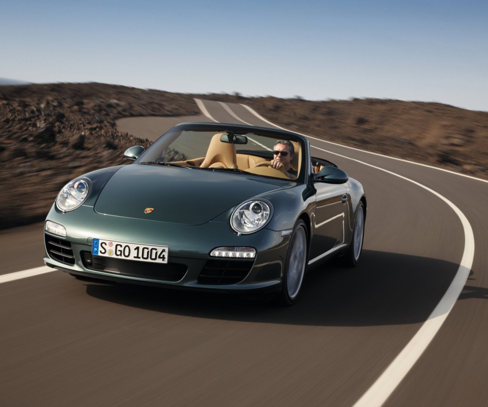 Das Porsche 911 Carrera 2009 Convertible Wallpaper 960x800