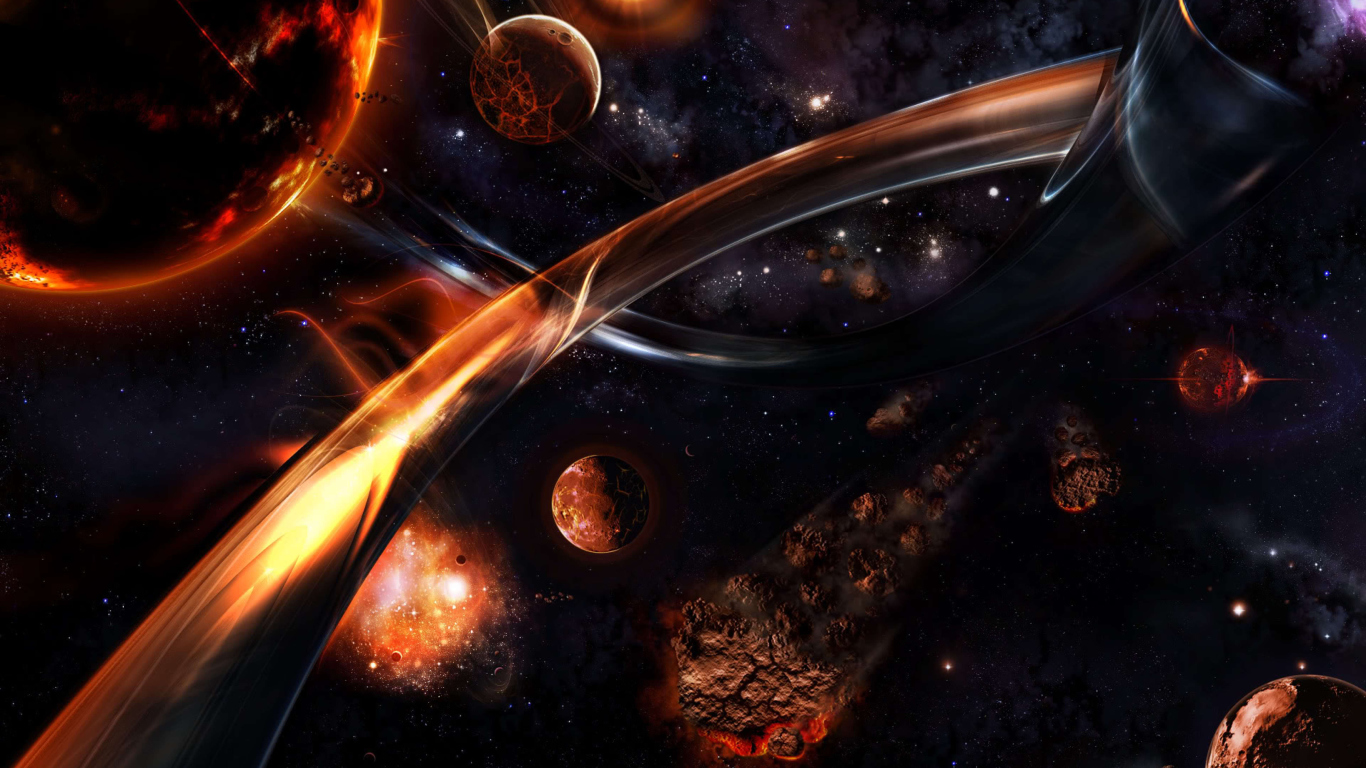 Art Galaxy wallpaper 1366x768