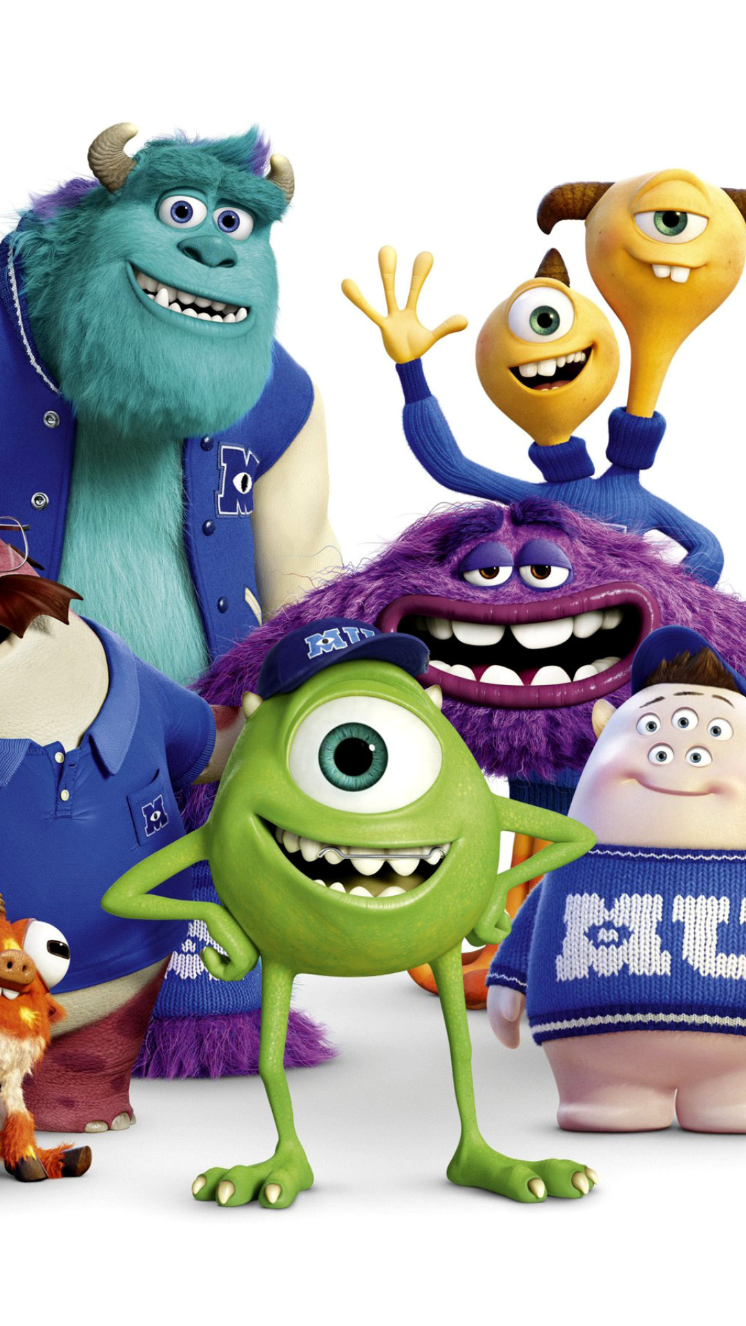 Screenshot №1 pro téma Monsters University, Oozma Kappa Students 1080x1920